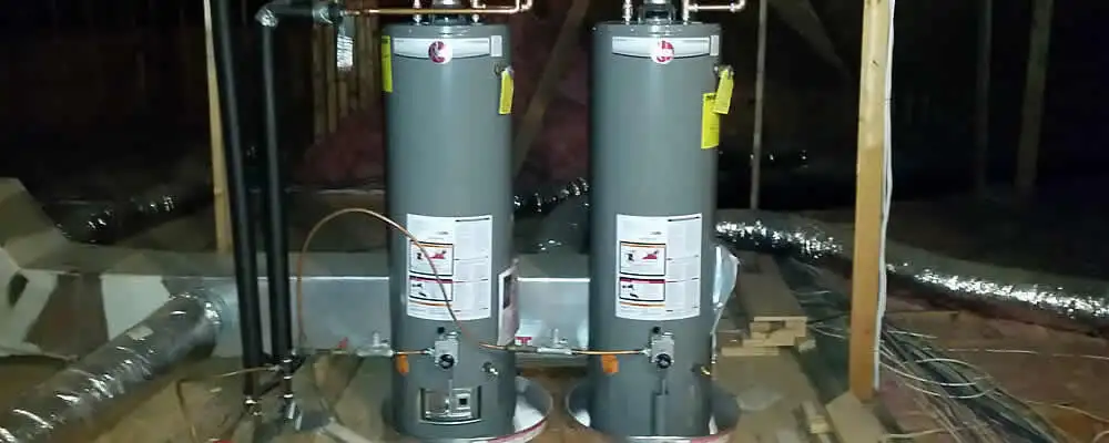 Tankless water heater installation for home hot water in Allentown, PA